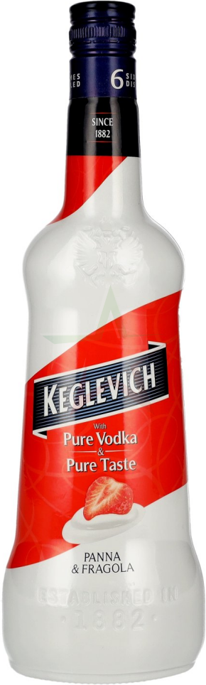 Keglevich Delicious Vodka PANNA & FRAGOLA 0,70 l / Vol. 17,0%