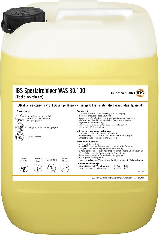 ibs scherer detergente per idropulitrice/prelavaggio was 30.100