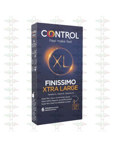 ARTSANA SpA Control Profilattico Finissimo Original Xtra Large*6 Pezzi
