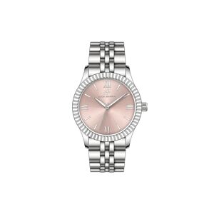 Luca Barra OROLOGIO DONNA CON CASSA IN ACCIAIO QUADRANTE ROSA, Argento