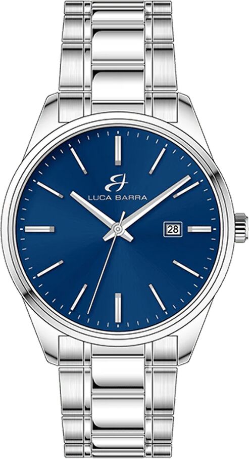 Luca Barra OROLOGIO UOMO IN ACCIAIO QUADRANTE BLU