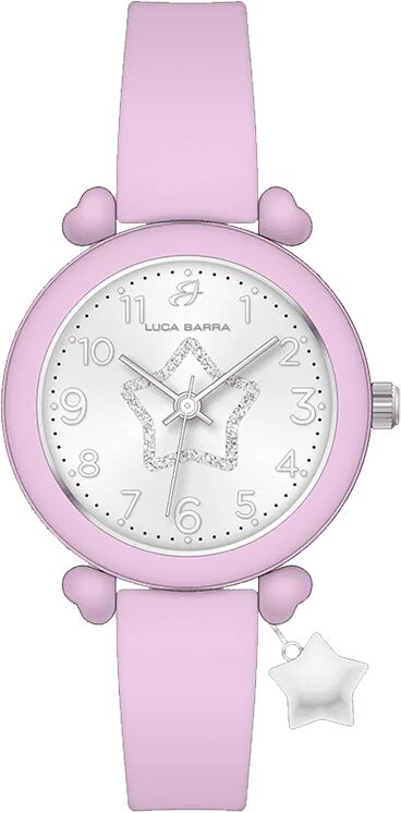 Luca Barra OROLOGIO DONNA IN SILICONE LILLA E STELLA