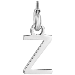 Luca Barra CHARM LETTERA IN ACCIAIO, Argento / N