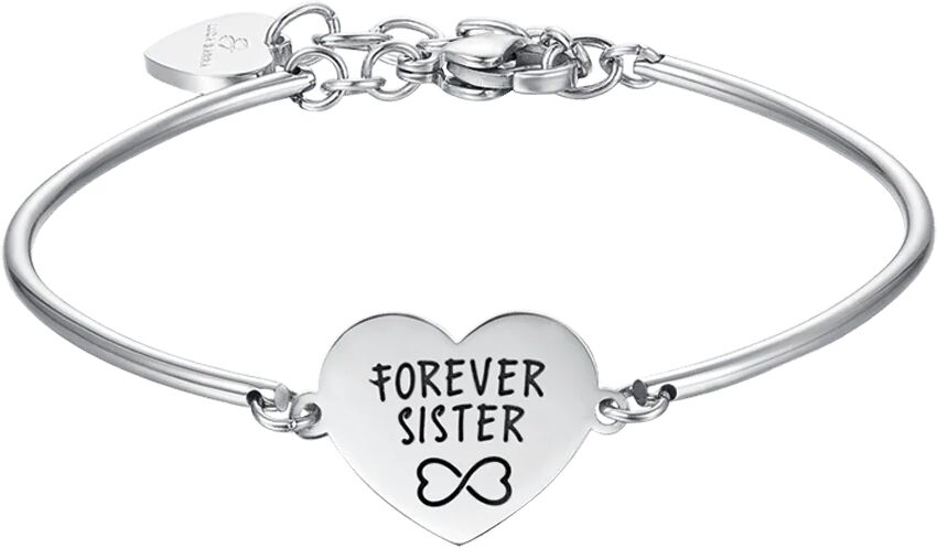 Luca Barra BRACCIALE DONNA IN ACCIAIO CON SCRITTA FOREVER SISTER