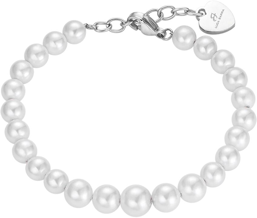 Luca Barra BRACCIALE DI PERLE BIANCHE DONNA