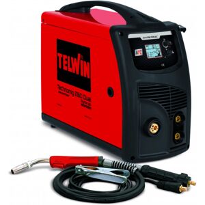 Telwin Technomig 260 Dual Synergic   Saldatrice Multiprocesso (mma, Mig Mag, Tig)