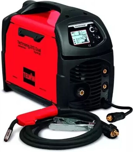 Telwin Technomig 210 Dual Synergic   Saldatrice Multiprocesso (mma, Mig Mag, Tig)