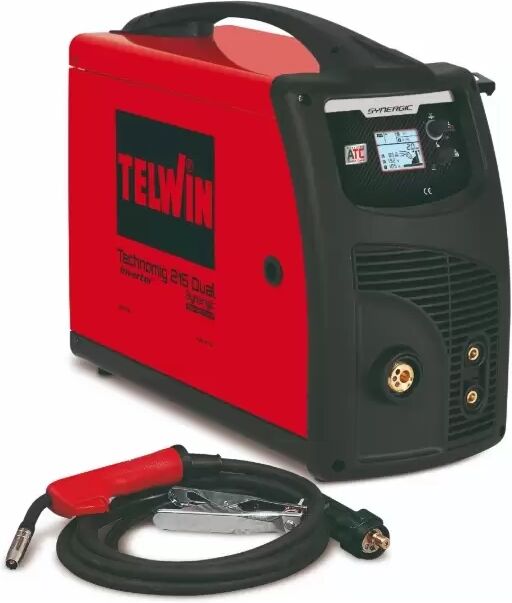 Telwin Technomig 215 Dual Synergic   Saldatrice Multiprocesso (mma, Mig Mag, Tig)