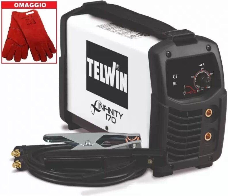 Telwin Infinity 170   Saldatrice Inverter Mma + Omaggio