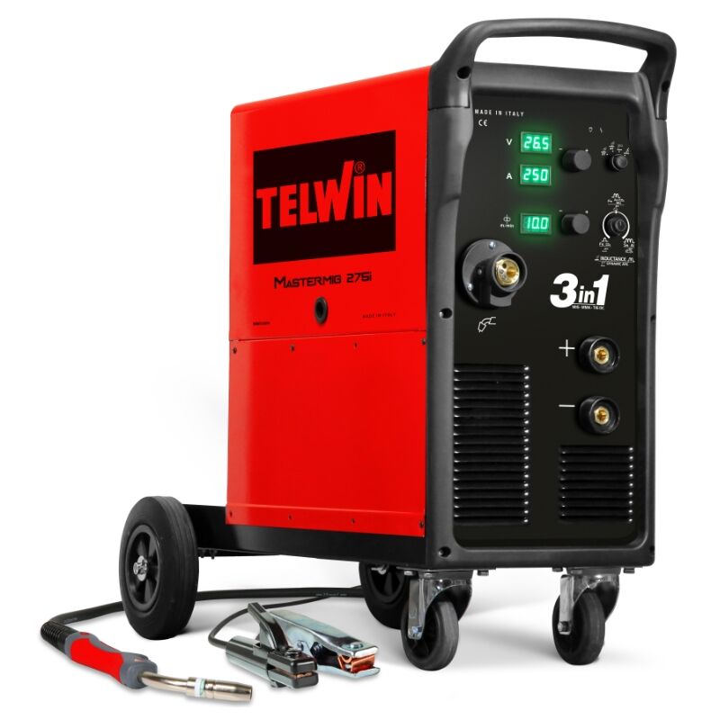 Telwin Mastermig 275i   Saldatrice Multiprocesso (mma, Mig Mag, Tig)