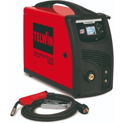 Telwin TECHNOMIG 215 DUAL SYNERGIC Saldatrice multiprocesso (MMA, MIG MAG, TIG) Telwin TECHNOMIG 215 DUAL SYNERGIC Saldatrice multiprocesso (MMA, MIG MAG, TIG)