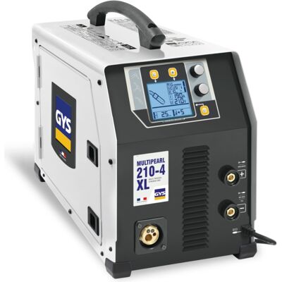 Gys E-multiweld 220-4 XL Saldatrice Multiprocesso (MMA, MIG MAG, TIG) Gys E-multiweld 220-4 XL Saldatrice Multiprocesso (MMA, MIG MAG, TIG)