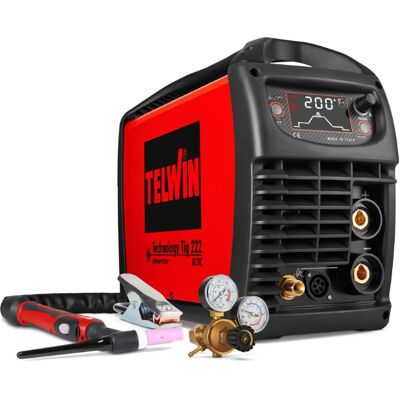 Telwin Technology Tig 222 AC / DC Saldatrice Tig Telwin Technology Tig 222 AC / DC Saldatrice Tig
