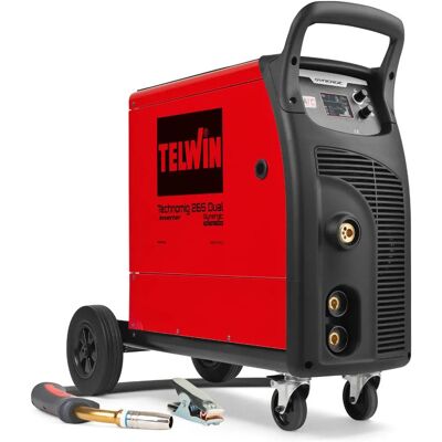 Telwin TECHNOMIG 265 DUAL SYNERGIC Saldatrice multiprocesso (MMA, MIG MAG, TIG) Telwin TECHNOMIG 265 DUAL SYNERGIC Saldatrice multiprocesso (MMA, MIG MAG, TIG)
