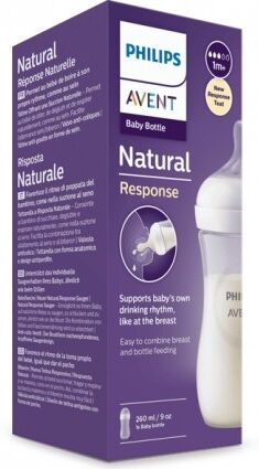 Philips Avent Bib Nat 3,0 Trasp 260ml