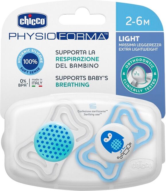 Chicco Ch Succh Light Boy Sil 2-6m 2p