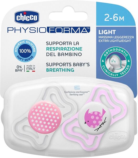 Chicco Ch Succh Light Grl Sil 2-6m 2p