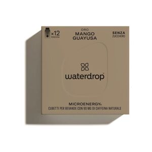 Waterdrop Microdrink Gmbh Waterdrop Microenergy Oro Cubetti Energizzanti Per Bevande Gusto Mago E Guayusa 12 Cubetti Scadenza 05/2024