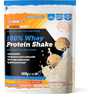 Namedsport Srl 100% Whey Protein Shake Cookies & Cream - 900g