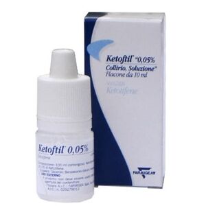 Polifarma Spa Ketoftil*coll Fl 10ml 0,5mg/ml