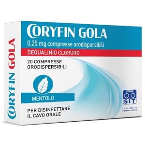 Sit Laboratorio Farmac. Srl Coryfin Gola*20cpr Orod 0,25mg