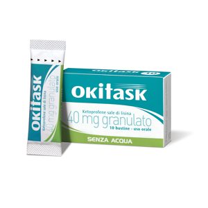 Dompe' Farmaceutici Spa Okitask*orale Grat 10 Bust 40 Mg