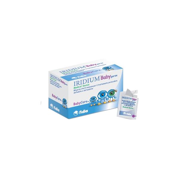 fidia farmaceutici spa garza oculare medicata iridium baby 28 pezzi