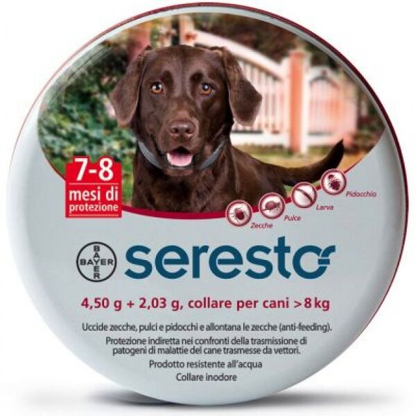 elanco italia spa seresto*cani 4,50+2,03g da 8kg