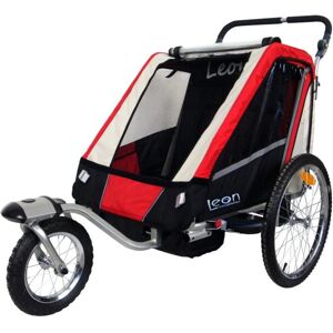 PapilioShop LEON - Rimorchio Per Bicicletta e Passeggino Per 1 o 2 Bambini (LEO13N)