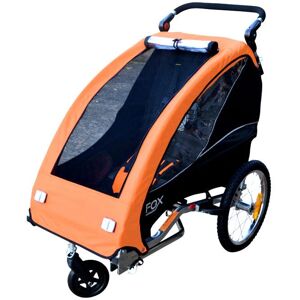 PapilioShop FOX - Rimorchio Bicicletta e Passeggino Per 1 Bambino (FOX07N)