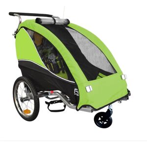 PapilioShop FOX - Rimorchio Bicicletta e Passeggino Per 1 Bambino (FOX18N)