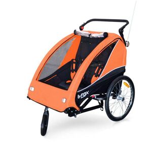 PapilioShop B-FOX - Rimorchio Bici e Passeggino Per 1 o 2 bambini (BFO07N-)