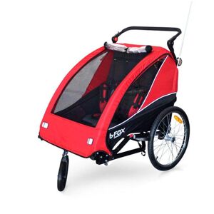 PapilioShop B-FOX - Rimorchio Bici e Passeggino Per 1 o 2 bambini (BFO13N-)