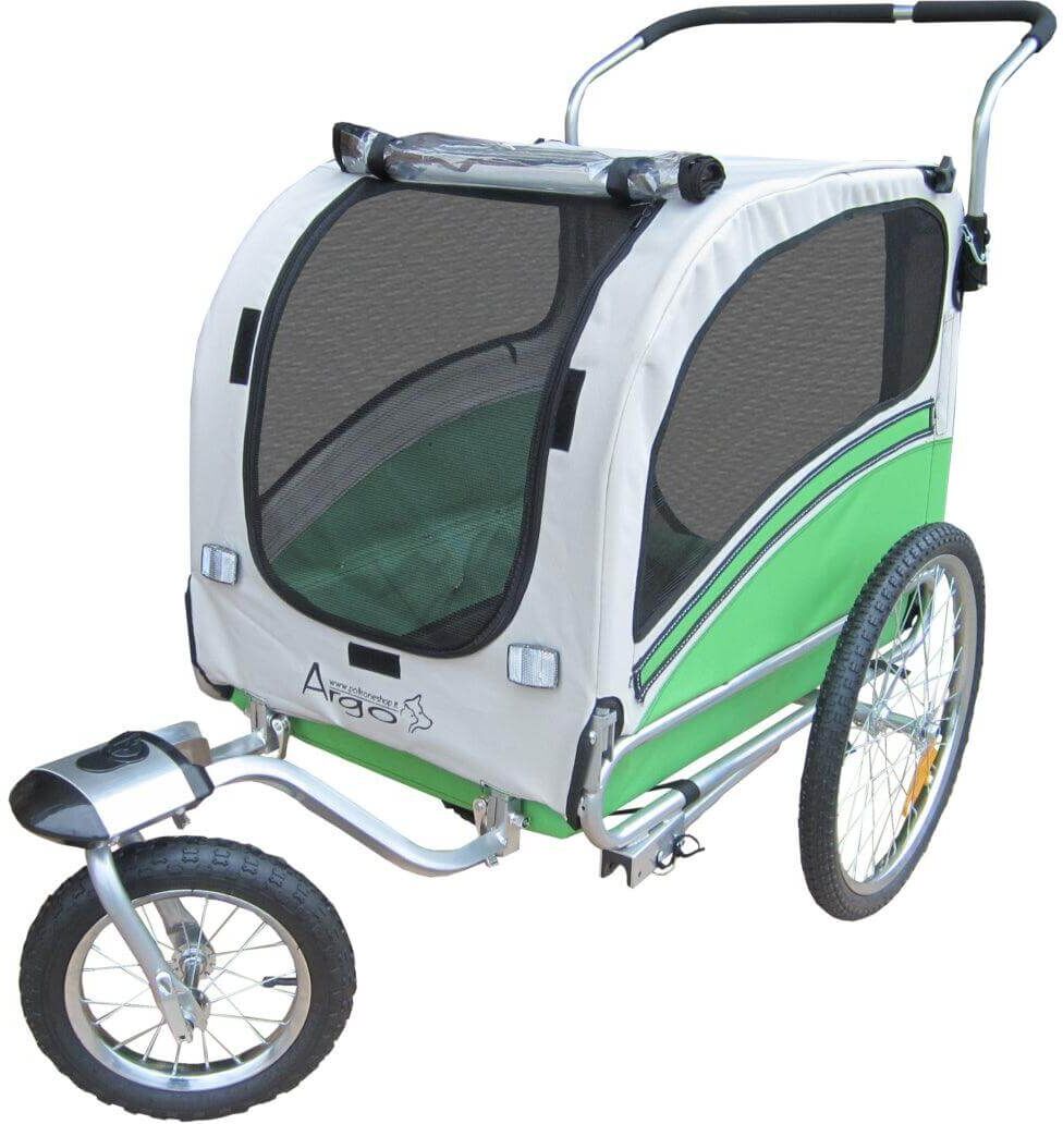 PapilioShop ARGO MEDIUM interno 45x75cm - Rimorchio Bici Per Cani (ARG18T)