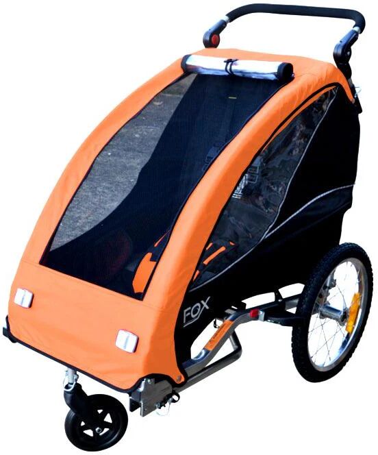 PapilioShop FOX - Rimorchio Bicicletta e Passeggino Per 1 Bambino (FOX07N)