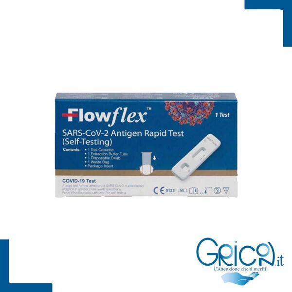 acon flowflex flowflex tampone rapido antigene covid-19 nasale scadenza 05/2024 - 1 pz