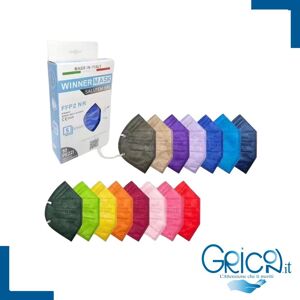 Winnermask Mascherine FFP2 Colorate  1 pz -