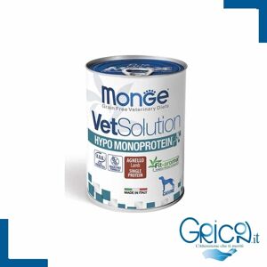 Monge Cane Vetsolution Hypo Monoprotein Agnello 400gr - 1 pz