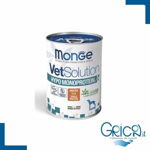 Monge Cane Vetsolution Hypo Monoprotein Anatra 400gr - 1 pz