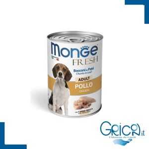 Monge Cane Fresh Bocconi in Paté con Pollo Adult 400 g - 1 pz