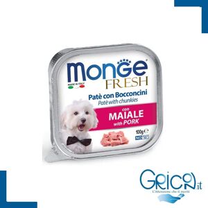 Monge Cane Fresh Paté e Bocconcini con Maiale 100 g - 1 pz