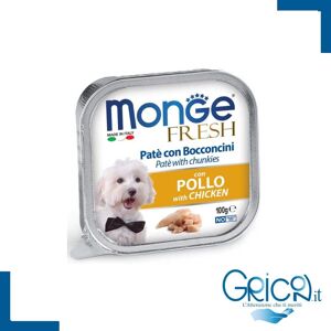 Monge Cane Fresh Paté e Bocconcini con Pollo 100 g - 1 pz