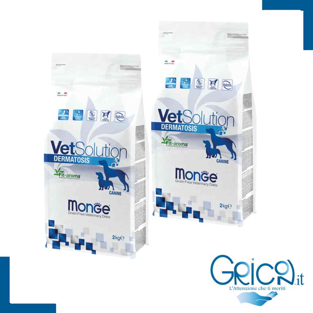 monge cane vetsolution dermatosis - 2+ sacchi