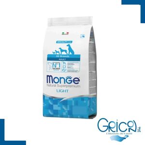 Monge Cane All Breeds Adult Light Salmone Con Riso - 2+ Sacchi