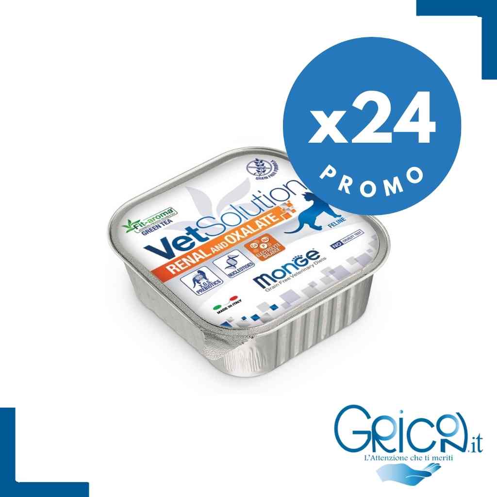 Monge Gatto Vetsolution Renal and Oxalate 100 g - 24 pz