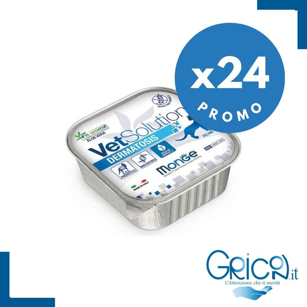 Monge Gatto Vetsolution Dermatosis 100 g - 24 pz