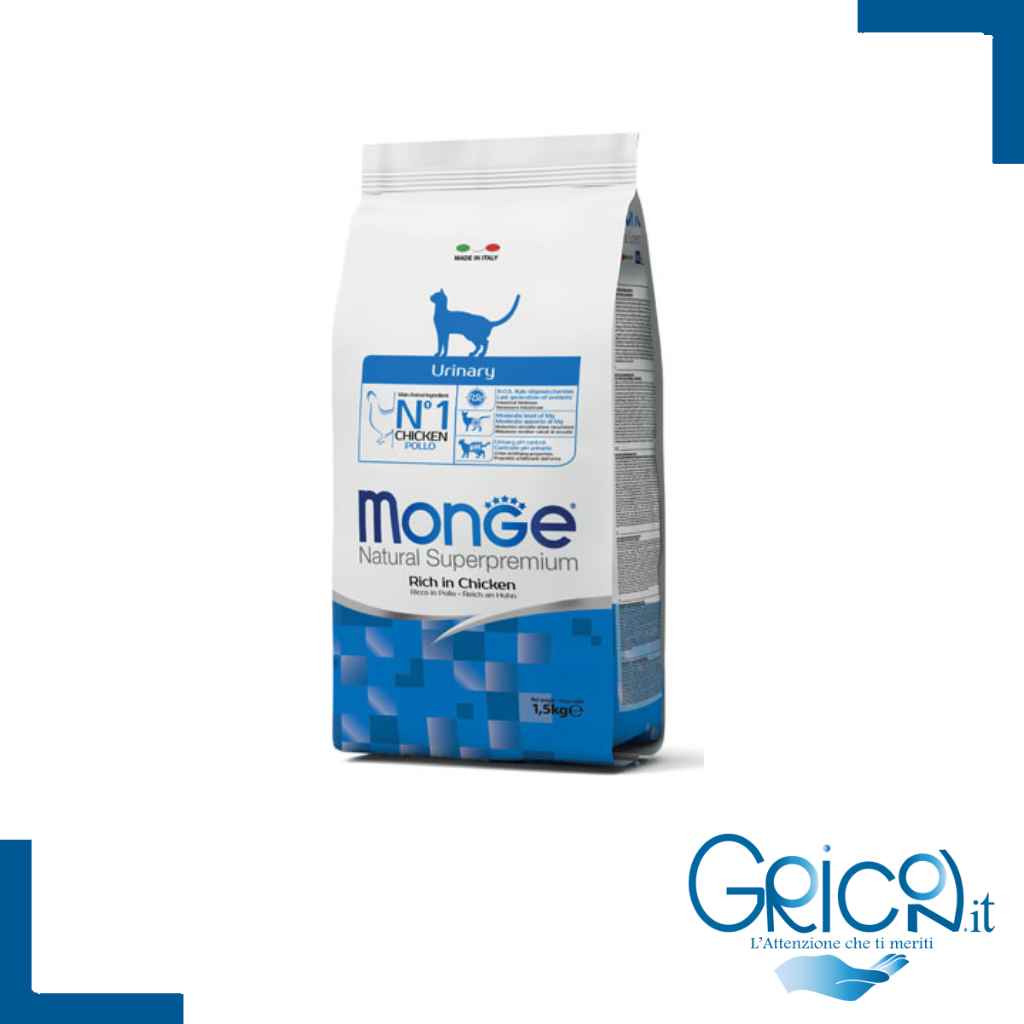 Monge Natural Superpremium Gatto Urinary Ricco in Pollo - 2+ sacchi