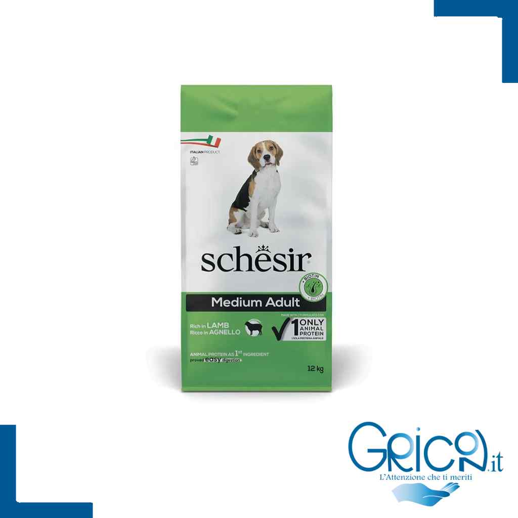 Schesir Agnello Medium 12 Kg - 12 kg , 2+ sacchi