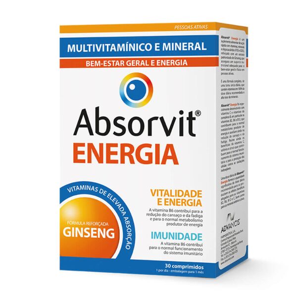 absorvit energy 30 tablets