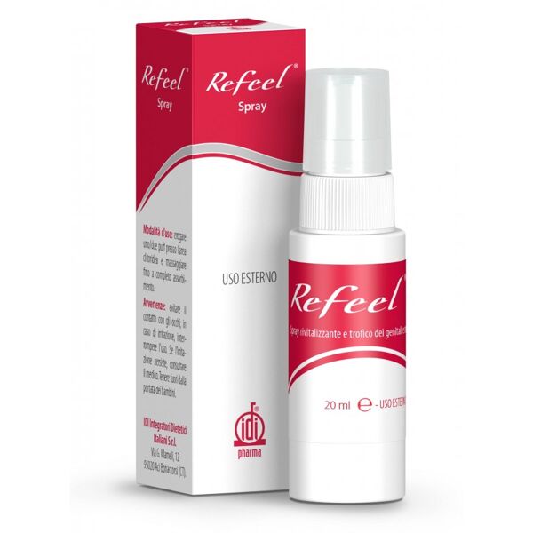 idi refeel spray - trattamento rivitalizzante e trofico dei genitali esterni femminili - 20 ml
